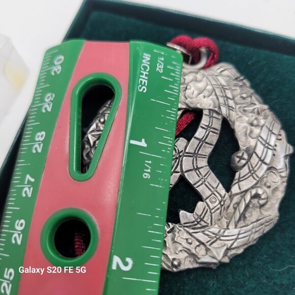 NIB - Vintage Seagull Pewter Canada Christmas Wreath Ornament - Picture 3 of 4